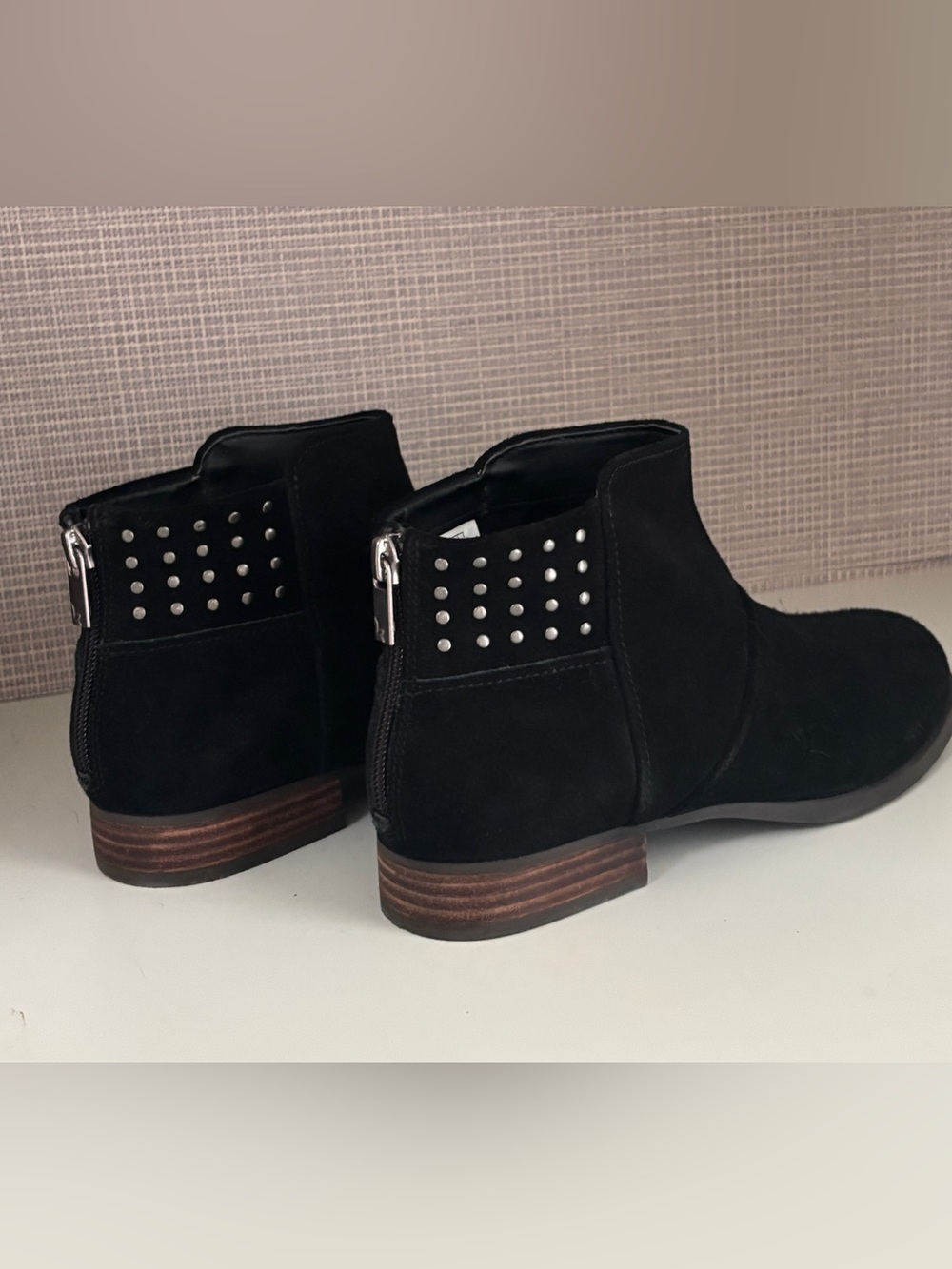 Koolabarra by UGG Black Suede Studded Ankle Booties7